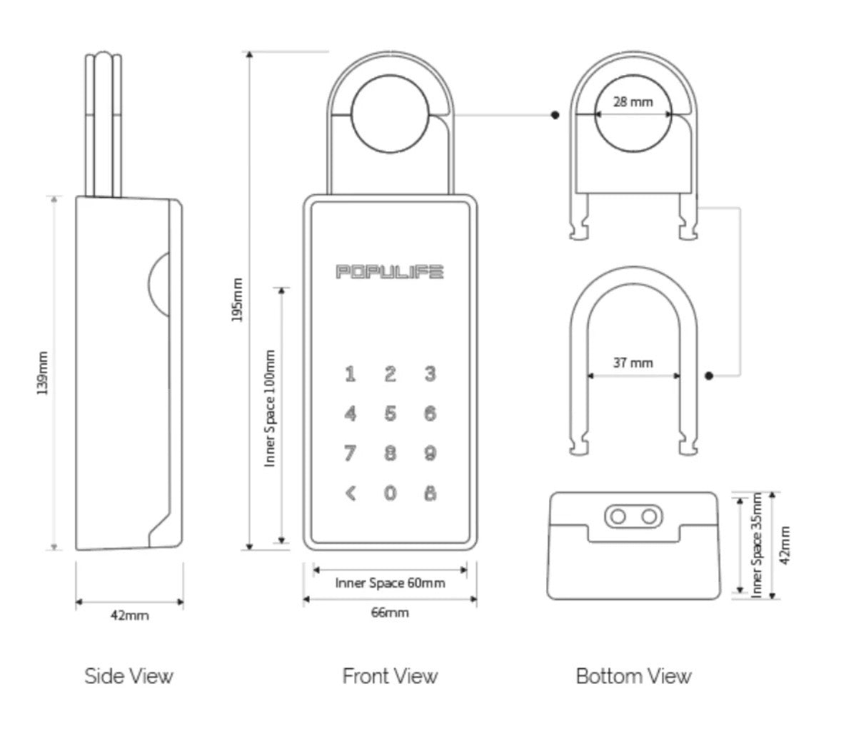 Populife Smart PIN Keybox + Gateway | Value Combo Set